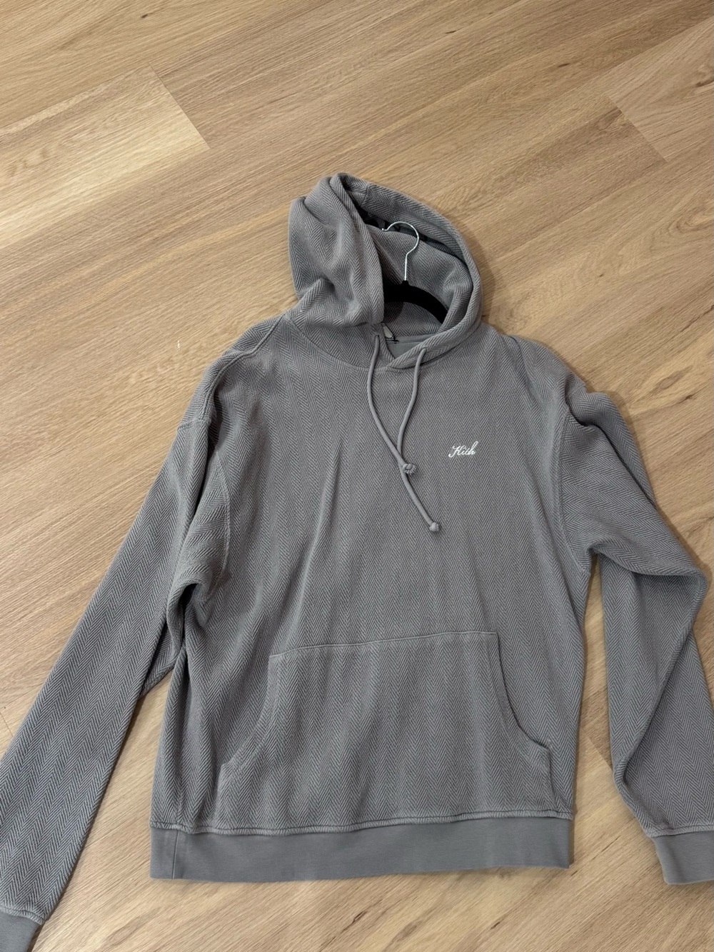 Kith Gray Pullover Hooded Sweatshirt